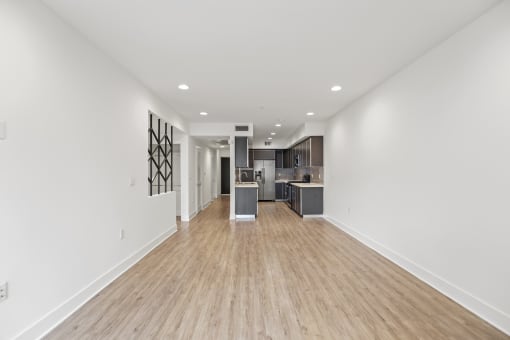 Open-Concept Living and Dining Room, and Kitchen
