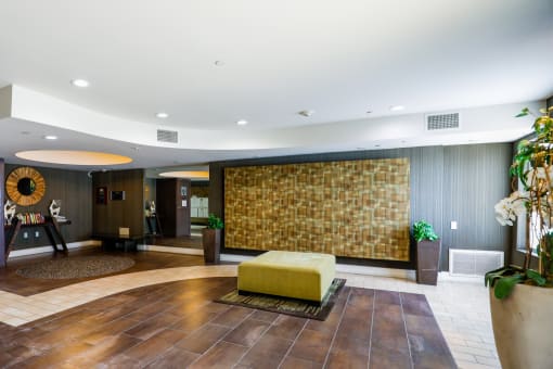 Lobby Area of Armacost Manor by Wiseman