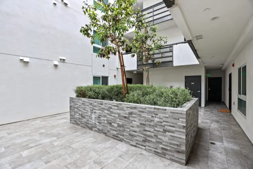 Interior Courtyard of Colby at Ohio by Wiseman