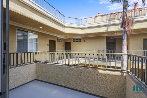 Large-Size Patio of an Upper Level Unit