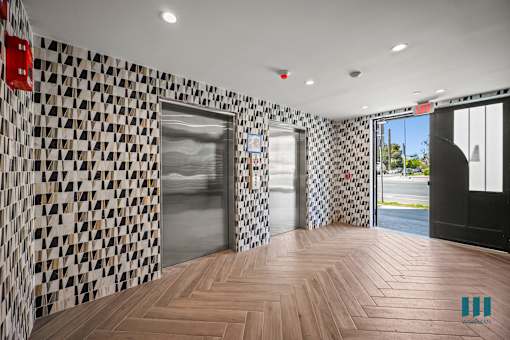 Front Lobby at Venice Wave by Wiseman, Venice, CA, 90291