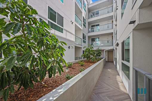 Gardens With Courtyard at Venice Wave by Wiseman, California