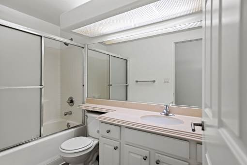Bathroom with Bathtub with Glass Doors