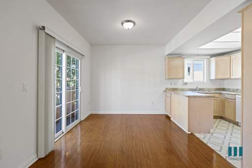 Dining and Kitchen with Balcony