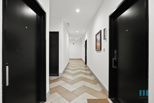 Interior Hallway of Fox Hills Dr by Wiseman