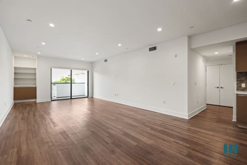 Open-Concept Dining and Living Room Space