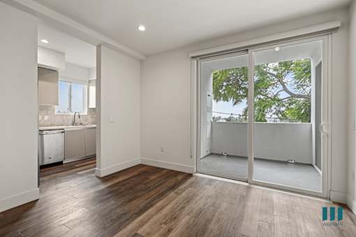 Kitchen and Dining Space with Patio