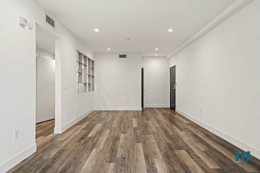 Front Entrance and Living Room with  Hall Closet