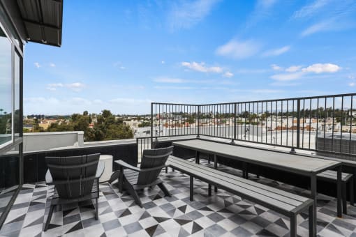 Entertainment Area on the Rooftop