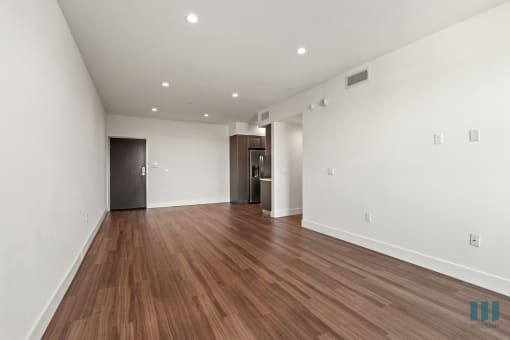Open-Concept Kitchen, Dining, and Living Room