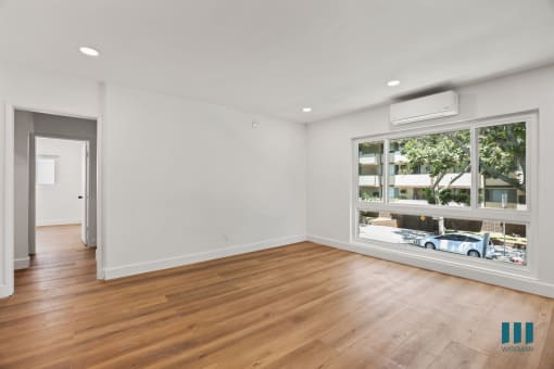 Living Room with Floor to Ceiling Windows
