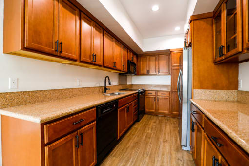 Full-Size Kitchen with Ample Cabinet Storage