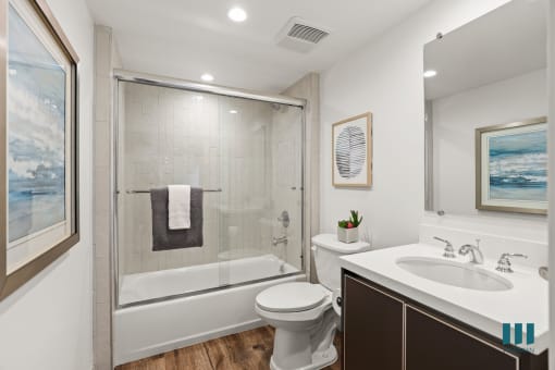 Bathroom With Full-Size Bathtub