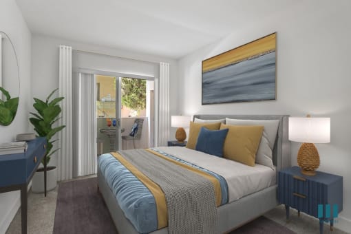 Bedroom with Patio