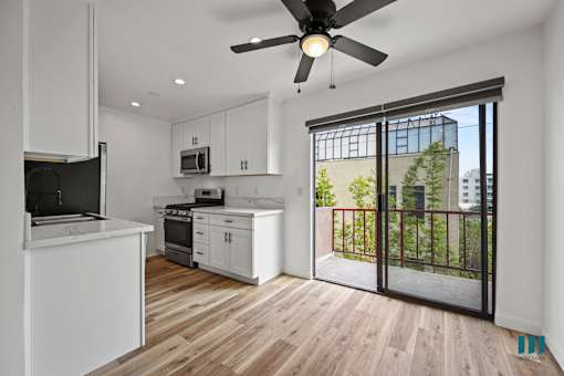 Kitchen, Dining Room, and Patio