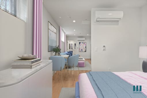 Studio-Style Unit with Bedroom