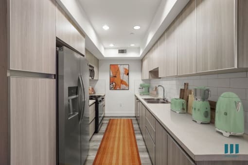 Kitchen with Energy-Efficient Appliances and Ample Cabinet Storage