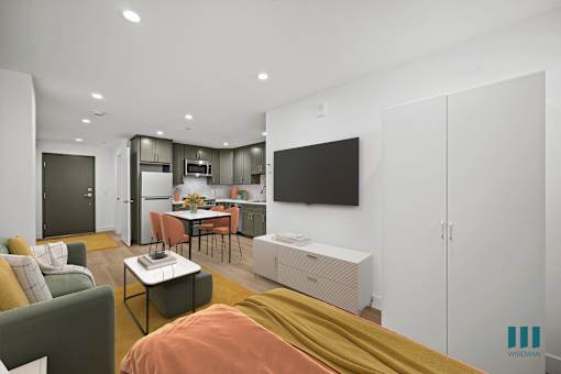 Studio Unit with a Full-Size Kitchen