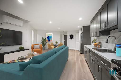 Kitchen with Energy-Efficient Appliances