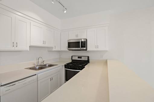 Kitchen with Dishwasher and Stove