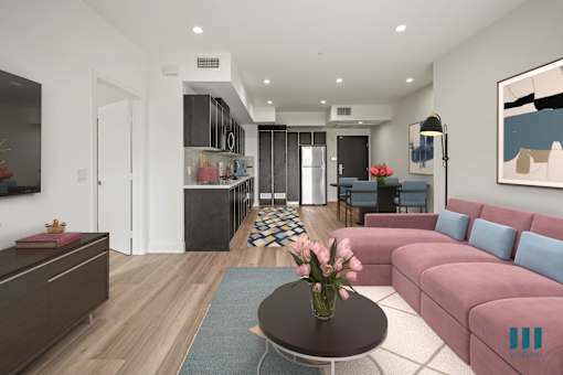 Classic Living Room Design at Ogden Garden by Wiseman, California