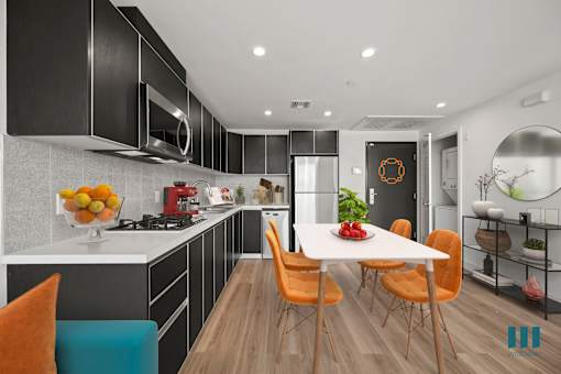 Modern Kitchen at Ogden Garden by Wiseman, Los Angeles, California