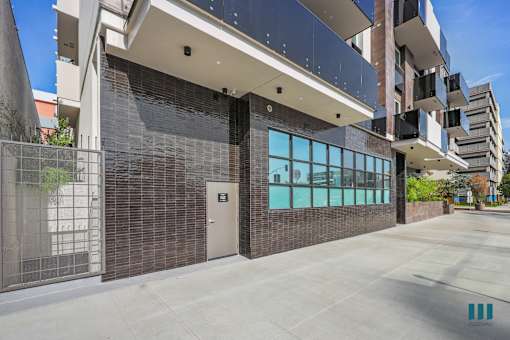 Sidewalk View at Ogden Garden by Wiseman, Los Angeles, CA, 90036