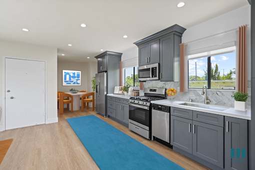 Open-Concept Kitchen with Dining Area