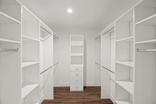West LA apartment with Large-Size Walk-In Closet with Built-In Organizers