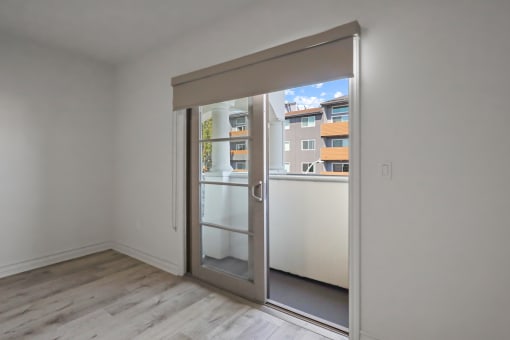 Double Door Balcony Access