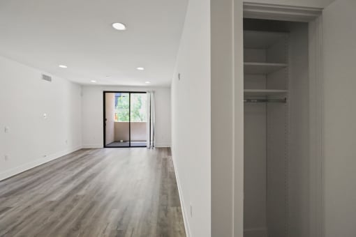 Living Room Space with Additional Cabinet Storage