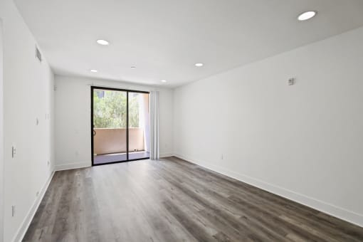 Large Living Room Space with Patio