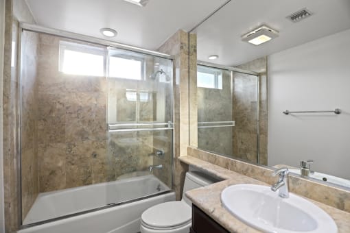 Bathroom With Full-Size Bathtub