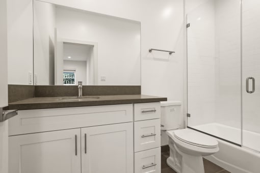 Bathroom With Full-Size Bathtub