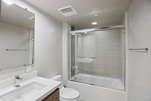 Bathroom With Full-Size Bathtub
