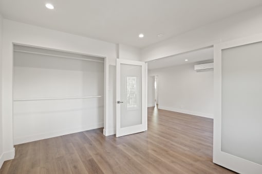 Bedroom with Double Doors