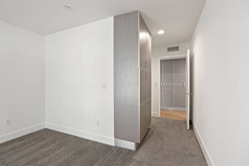 Bedroom with Cabinet Storage