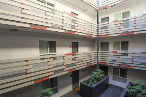 Courtyard of Colby Missouri by Wiseman