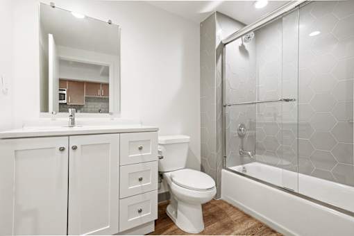 Large Bathroom with Full-Size Bathtub