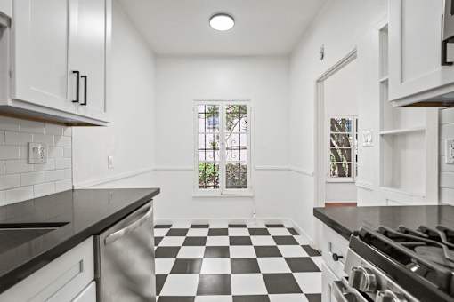 Kitchen with Energy-Efficient Appliances and and Open-Concept Dining Area