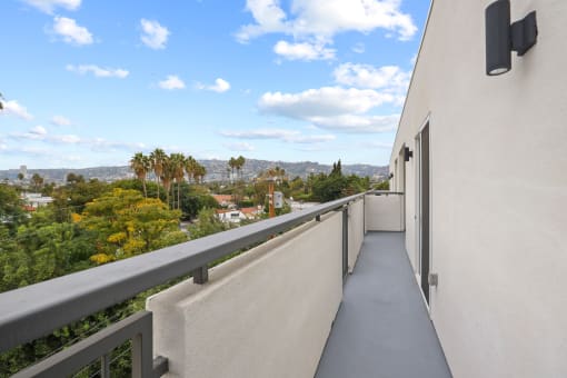 Balcony with Views of the City