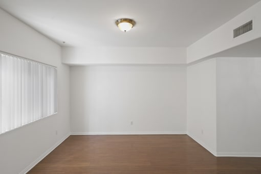 Living Room with Vinyl Flooring and Windows