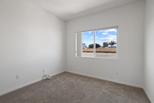 Bedroom with Large-Size Window