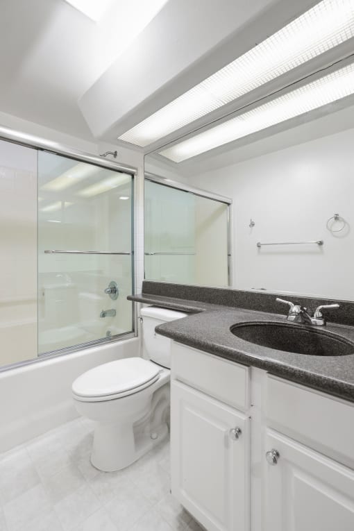 Bathroom with Bathtub with Glass Doors