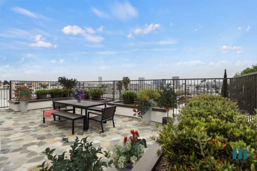 Rooftop Terrace with Seating Area