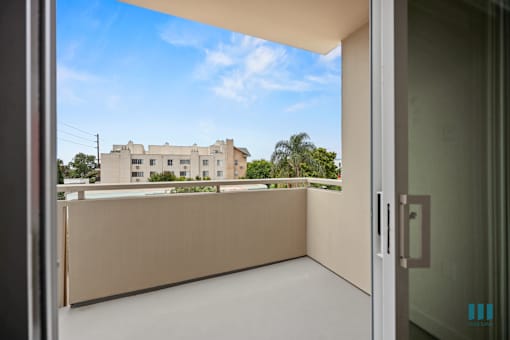 Covered Balcony at Venice Wave by Wiseman, Venice, California