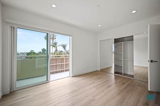 Room with Sliding Glass Door at Venice Wave by Wiseman, Venice, CA, 90291