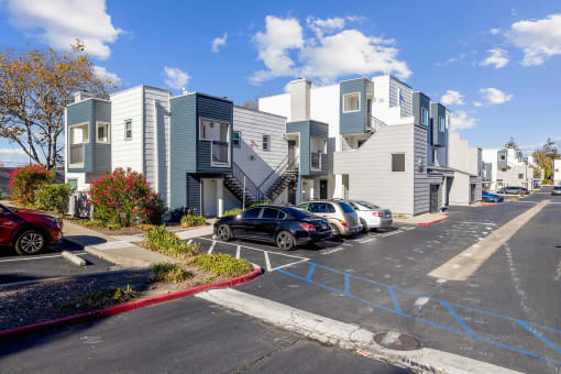 Exterior Building at Hilltop Commons Apartments in San Pablo CA