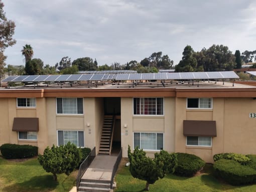 Exterior Building at Park Villas Apartments in National City