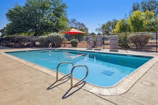 Outdoor pool at Woodcreek Apartments in Las Vegas NV